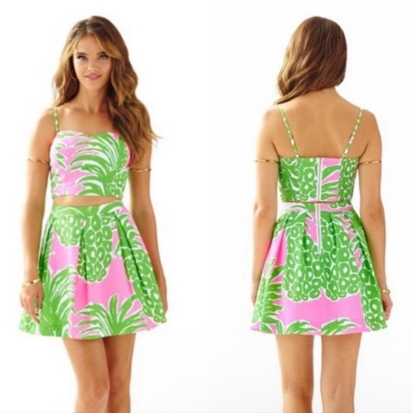 RARE Lilly Pulitzer Two-Piece Parfait Set Size 6 - Picture 4 of 4